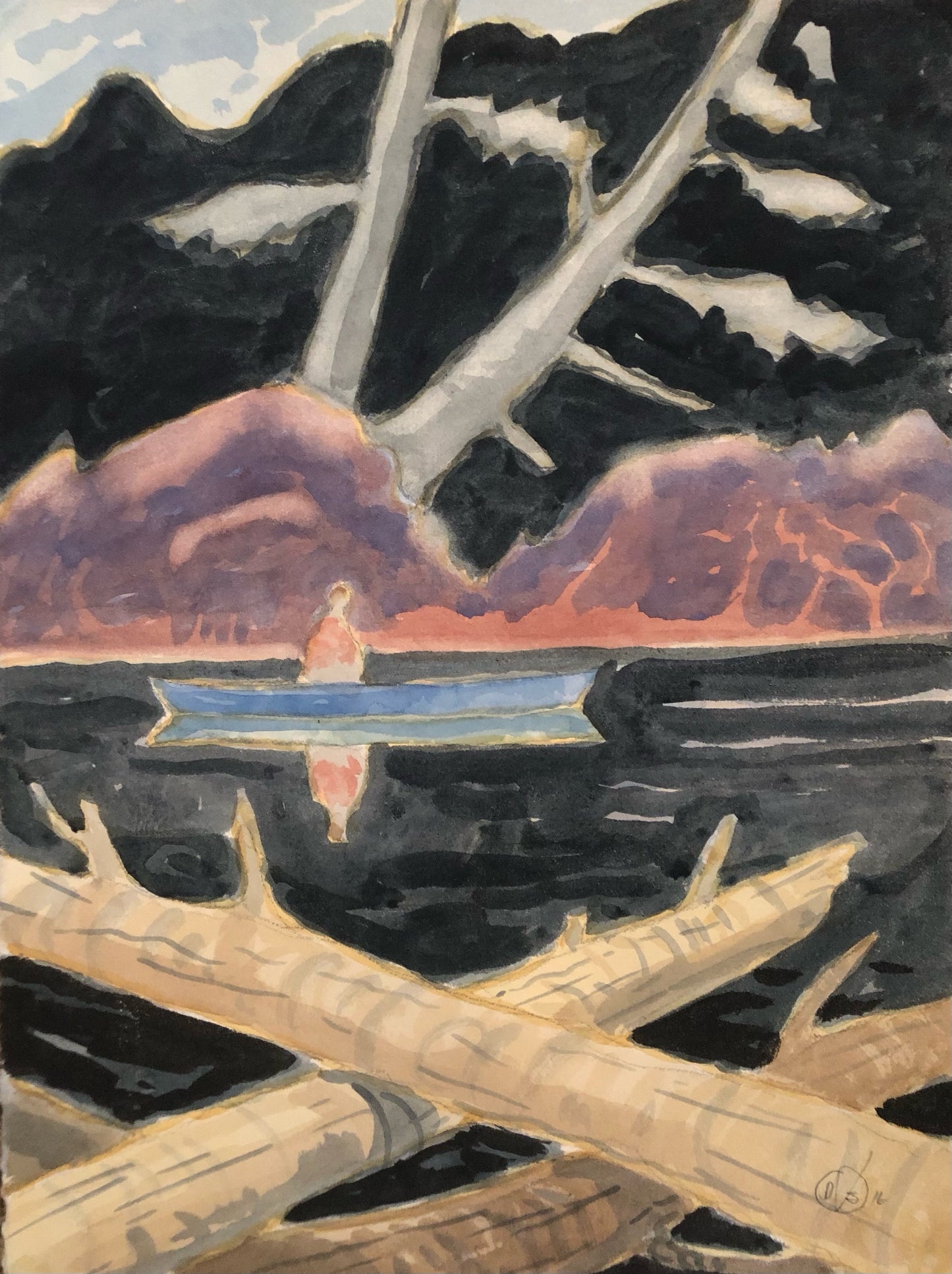 Log Jam (15”x11”)