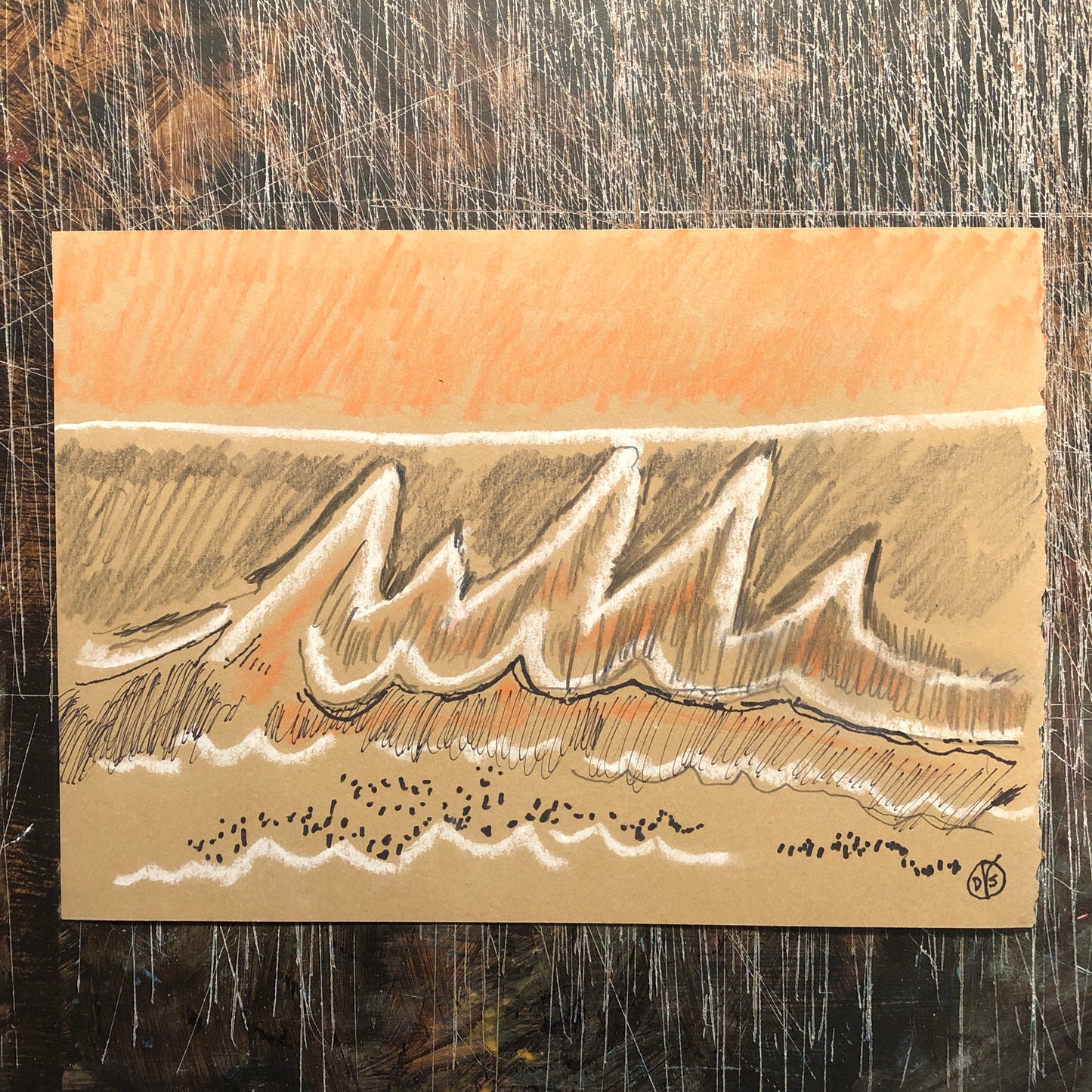 Action Wave (10.5 x 7.5")