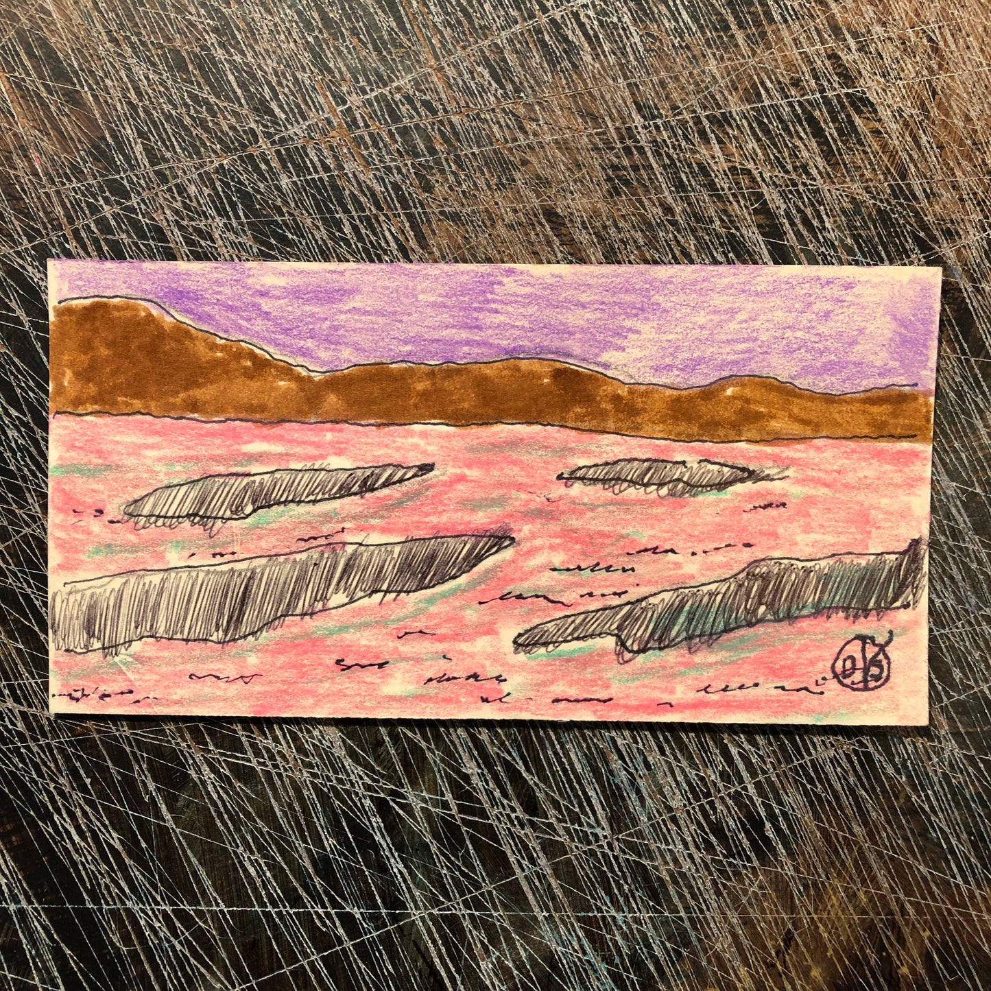 Passing waves (6 x 3.25")