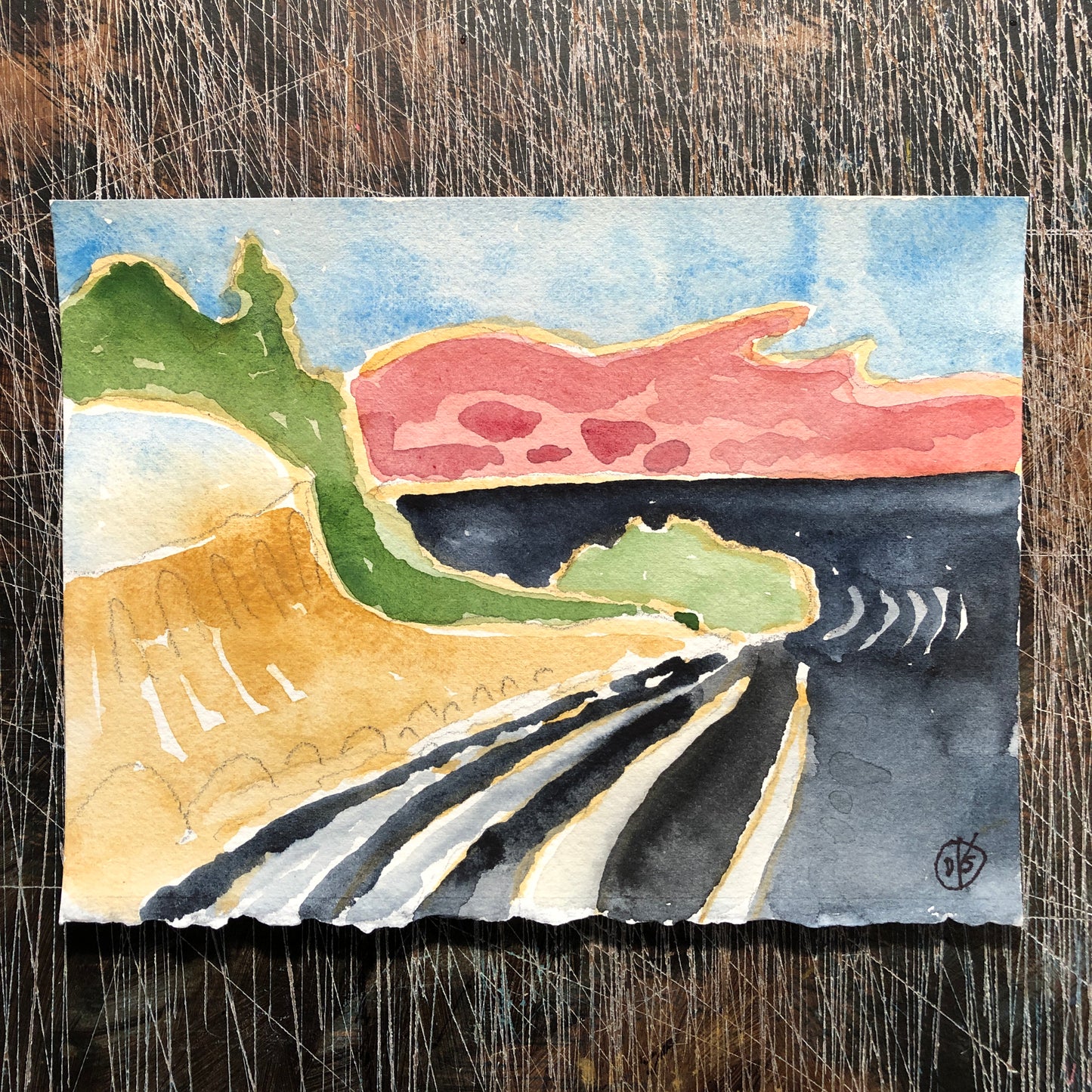 Rock Point (7.5 x 5.5")