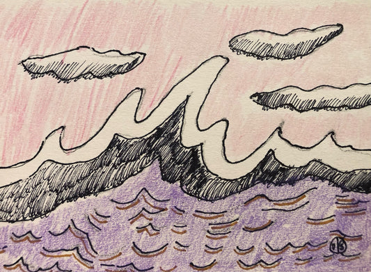 Soft wave (5.5” x 7.5”)