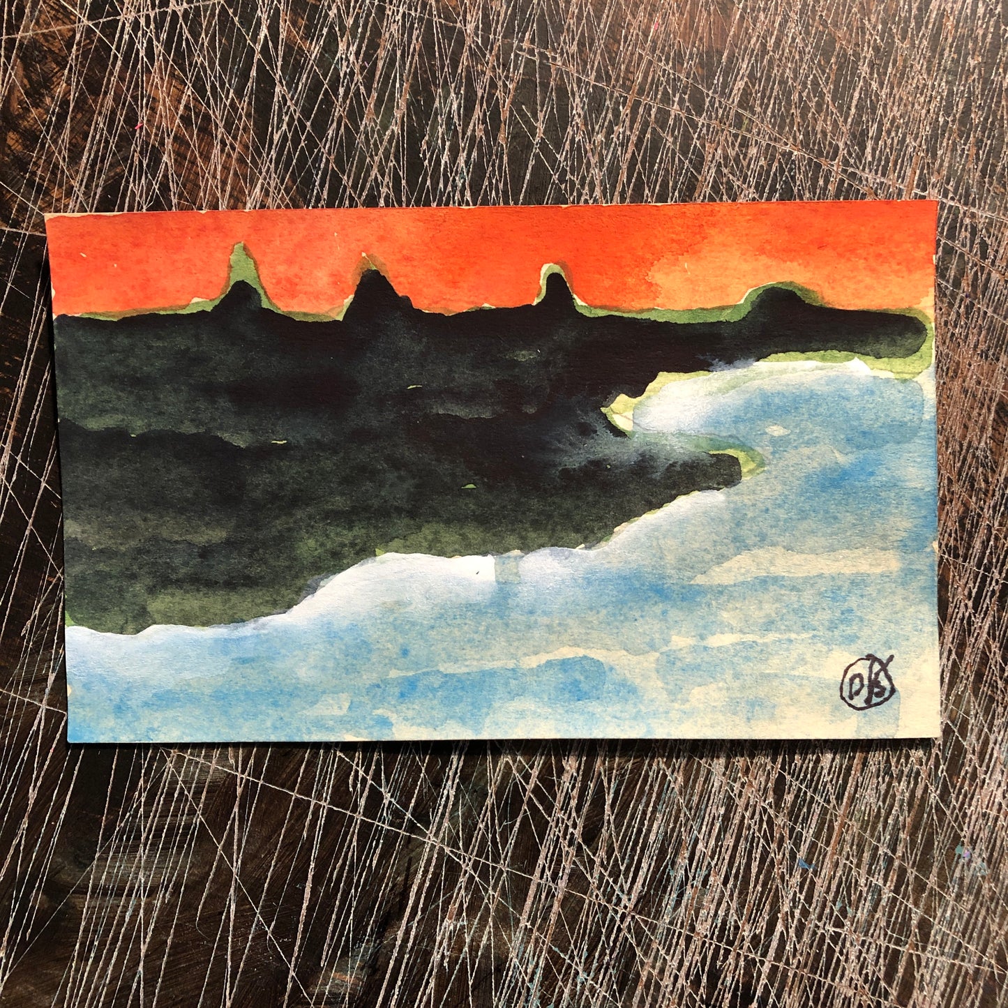 Shore Line #2 (6 x 3.75")